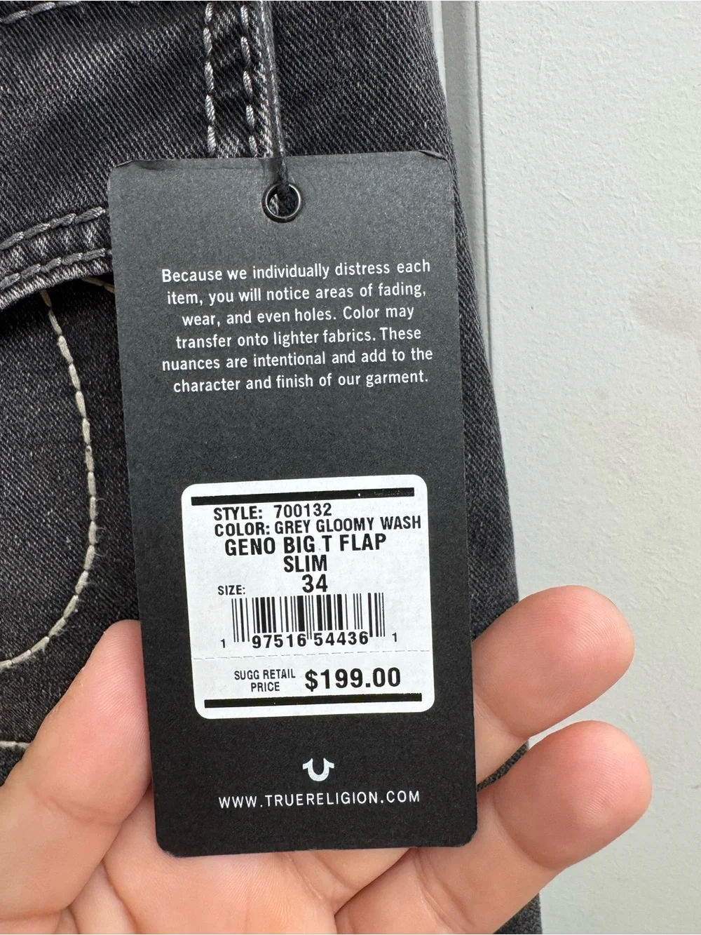 True Religion Geno Relaxed Slim Jeans